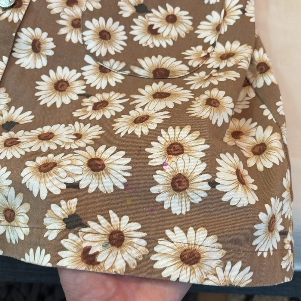 Vintage Floral Overall Dress/Jumper